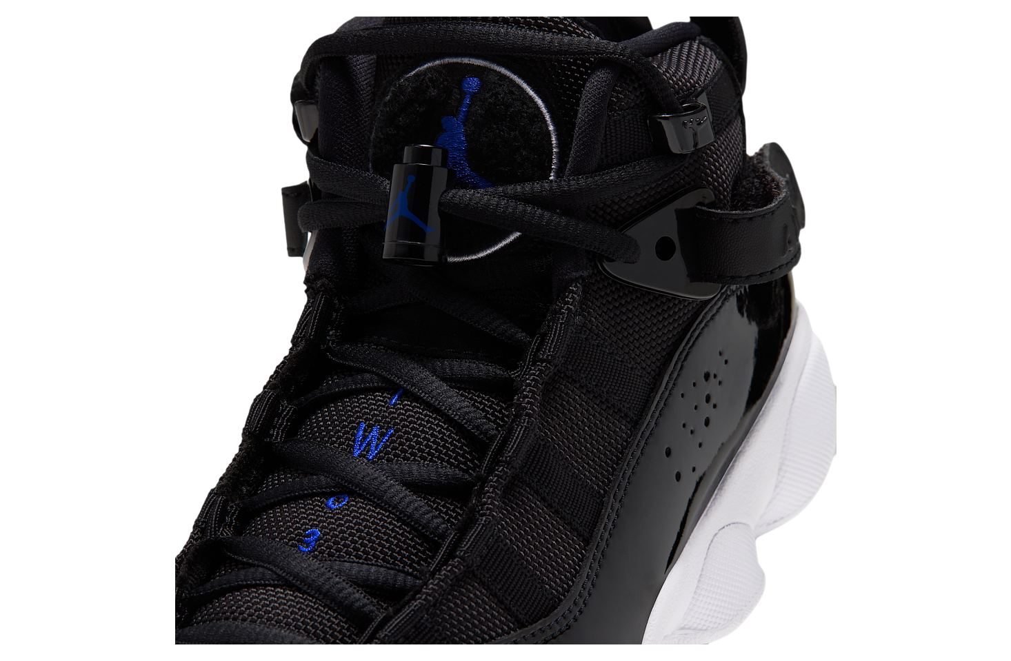 Jordan 6 Rings GS Black / White / Hyper Royal