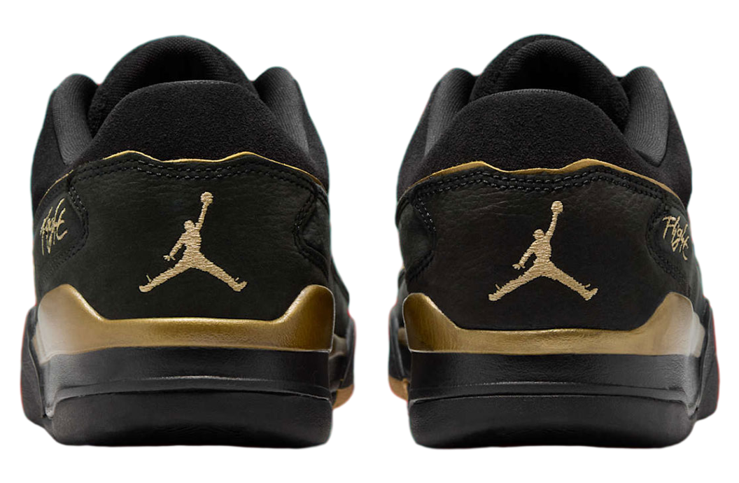 Jordan Flight Court Black / Metallic Gold | Kixify