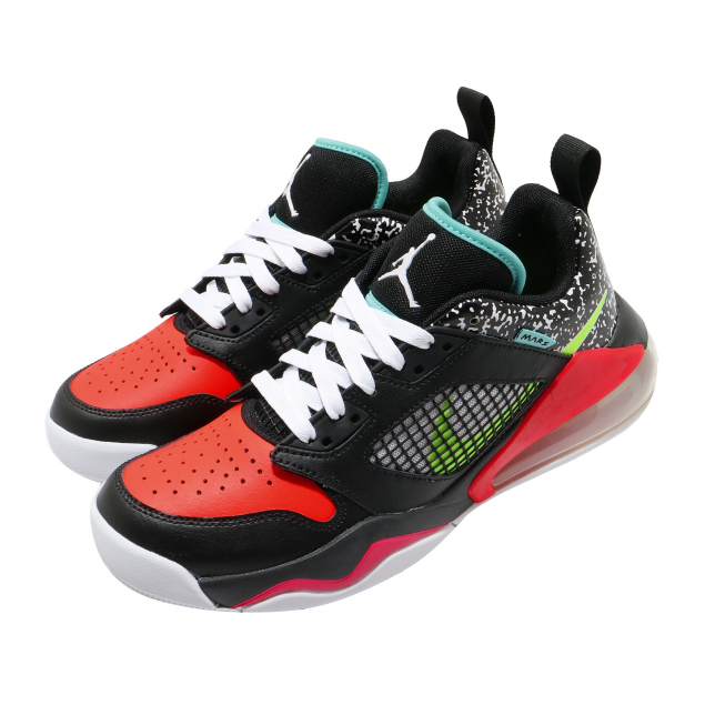 Jordan Mars 270 Low GS Black Volt Laser Crimson