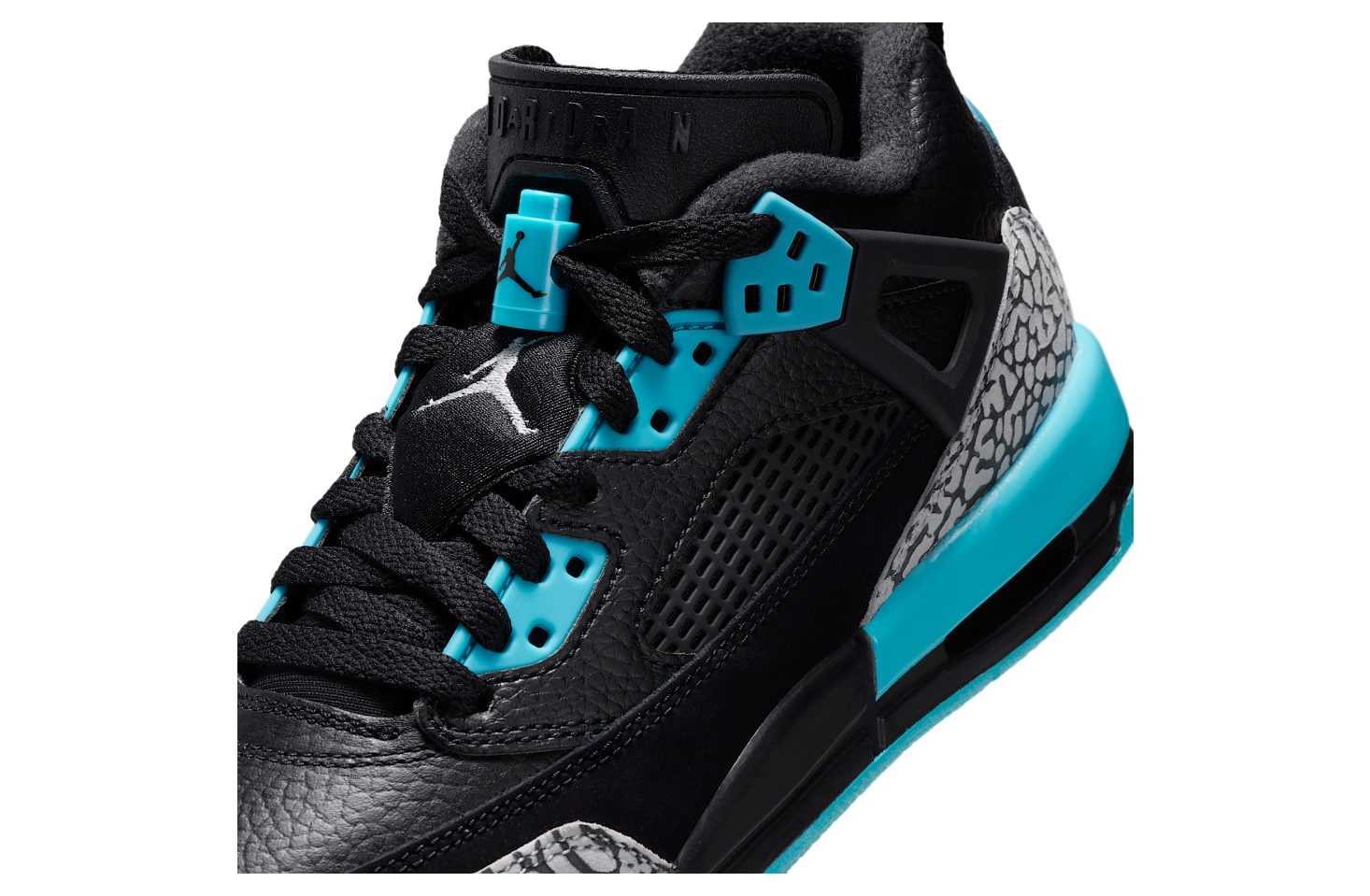 Jordan Spizike Low GS Black / Gamma Blue