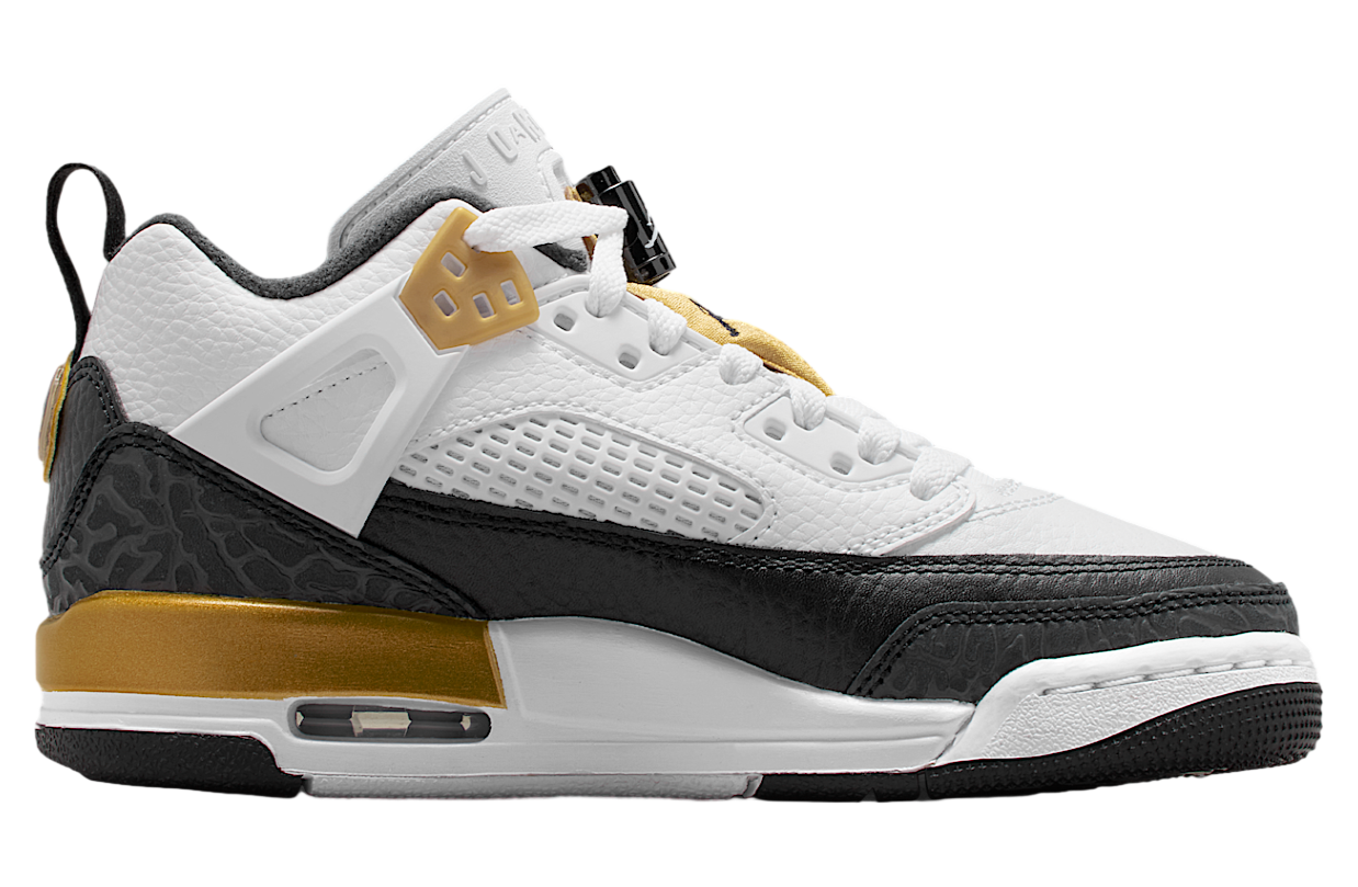 Jordan Spizike Low GS White / Metallic Gold