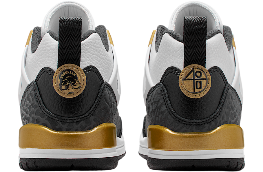 Jordan Spizike Low GS White / Metallic Gold