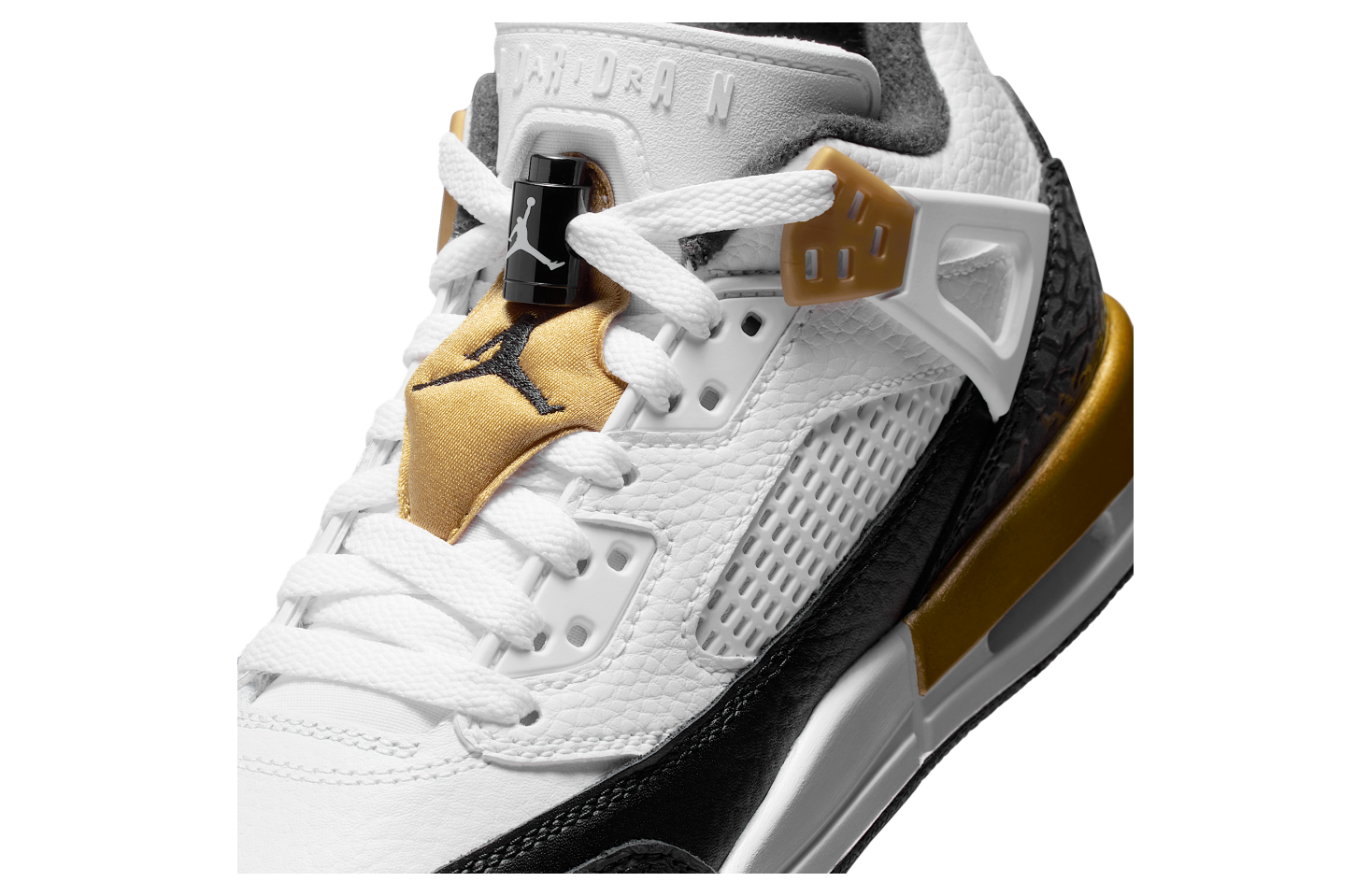 Jordan Spizike Low GS White / Metallic Gold