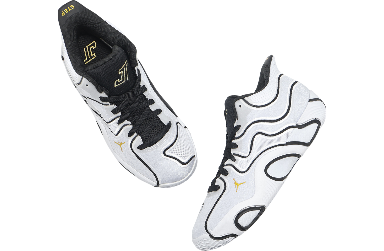 Jordan Tatum 3 basketball sneakers White Black Gold Athletic Sneakers Jordan Tatum 3 GS White / Metallic Gold Black - Apr 2025  main image 4