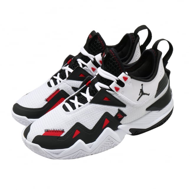 Jordan Westbrook One Take PF White Black University Red