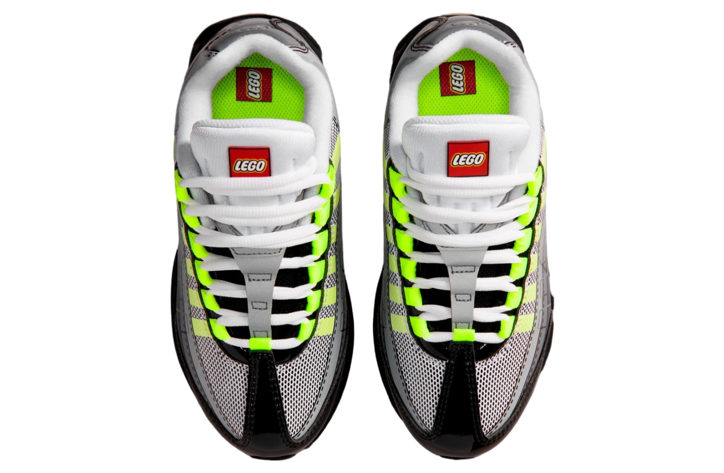 Lego x Nike Air Max 95 Black / Metallic Silver | KicksOnFire