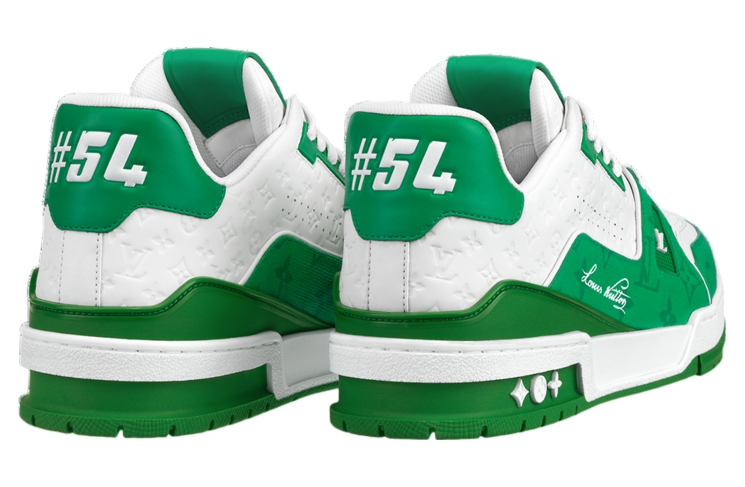 Louis Vuitton LV Trainer White / Green #54 | KicksOnFire
