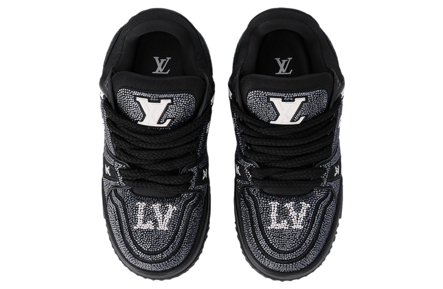 Louis Vuitton x Pharrell Williams LV Trainer Maxi Black 
