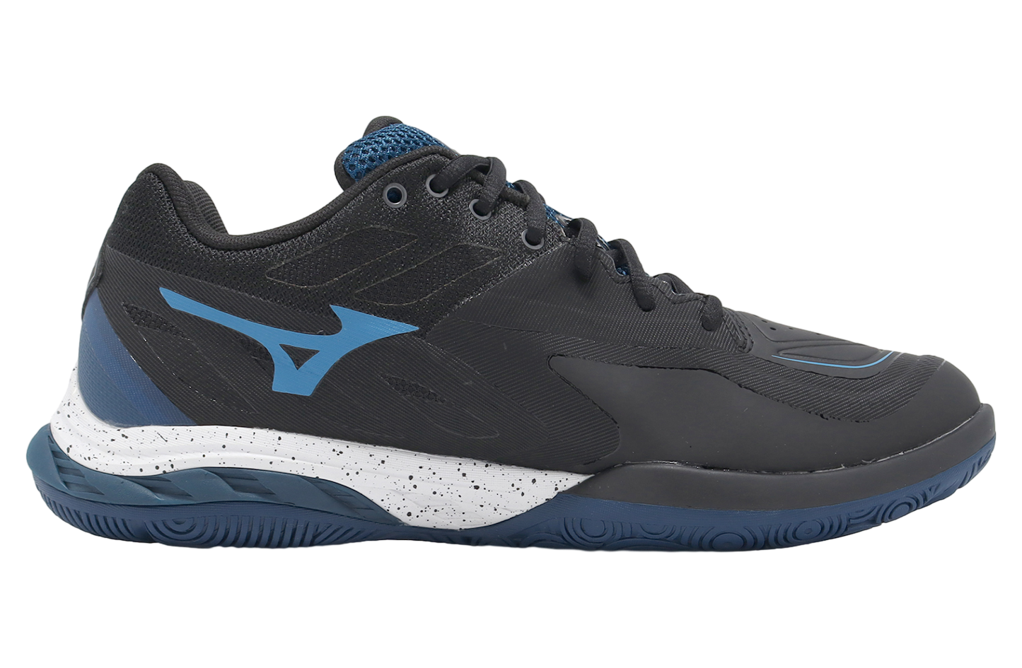 Mizuno Wave Fang 2 Wide Black / Blue | KicksOnFire