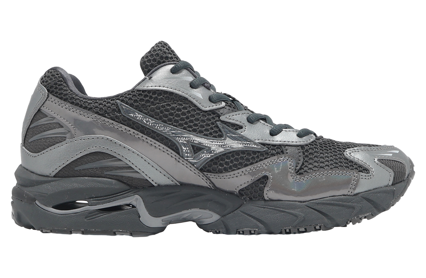 Mizuno Wave Rider 10 Black / Grey - Feb 2025 - D1GA243108 