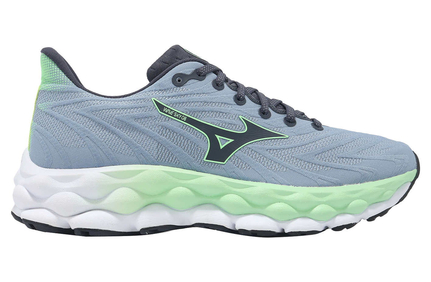 Mizuno Wave Sky 8 Grey / Green