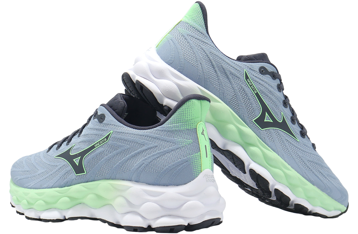 Mizuno Wave Sky 8 Grey / Green