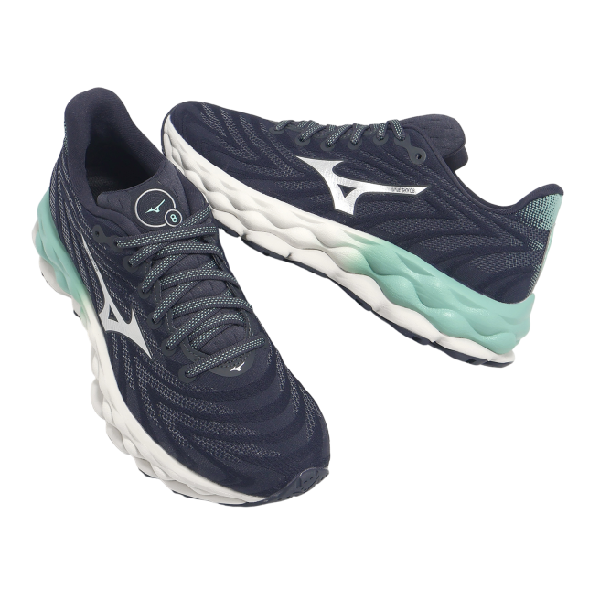 Mizuno Wave Sky 8 Navy / White