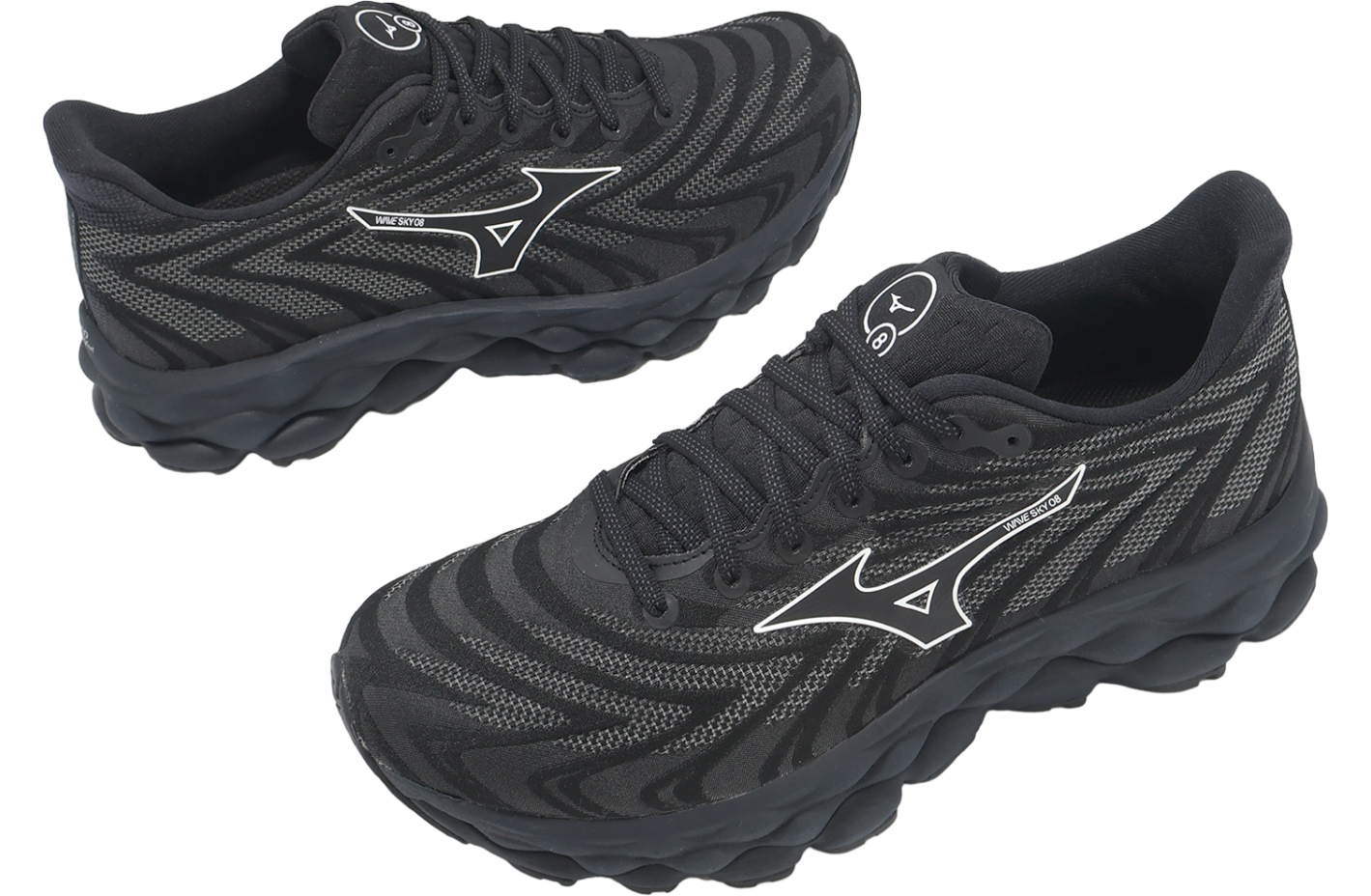 Mizuno Wave Sky 8 Super Wide Black / White