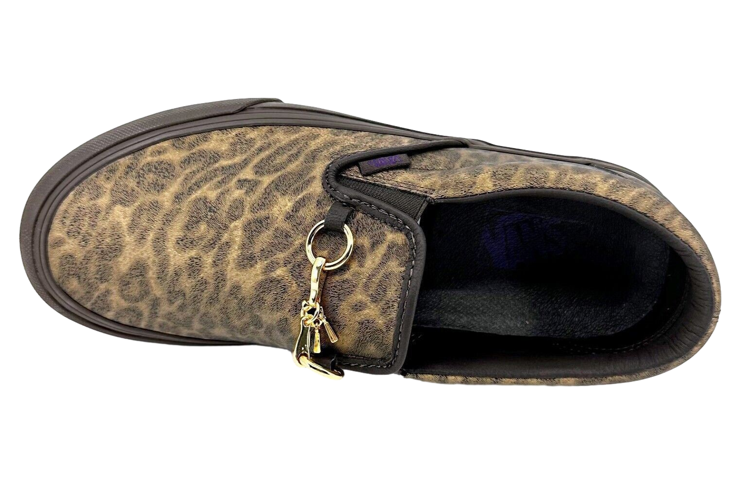 Needles x Vans Vault Classic Slip-On V Animal Print-Brown
