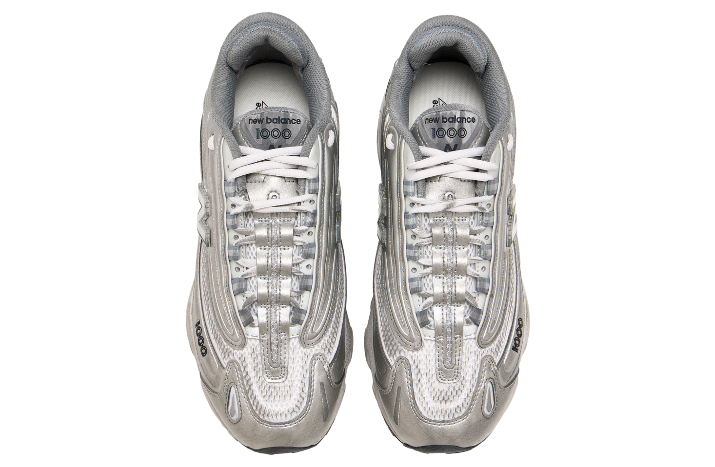 New Balance 1000 Silver Metallic / White - Sep 2025 - M1000G 