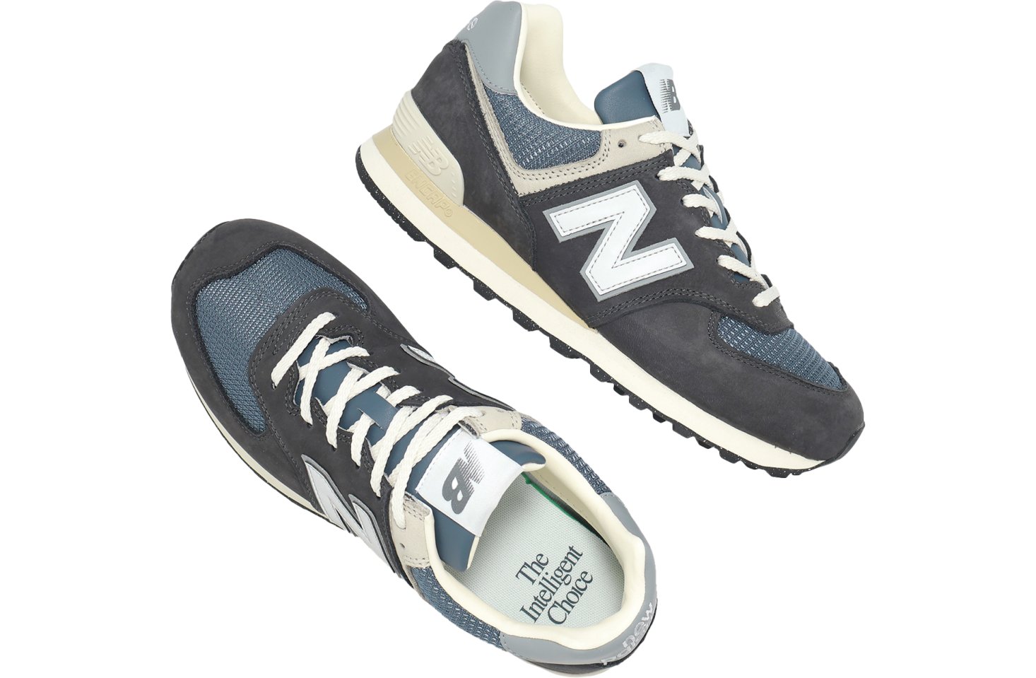 NEW BALANCE 574 Unisex Sneakers M10/W11.5 Black Cement Slate Gray Shoes U574SGG New Balance 574 Sneaker (Unisex) - Black Cement/Slate Grey  main image 2