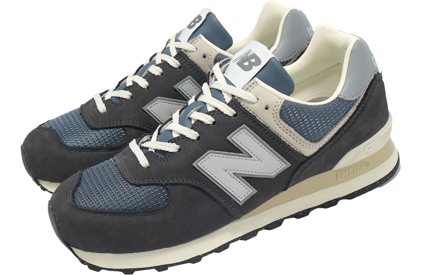 New Balance 574 Black Cement / Slate Grey - Nov 2025  display picture 1