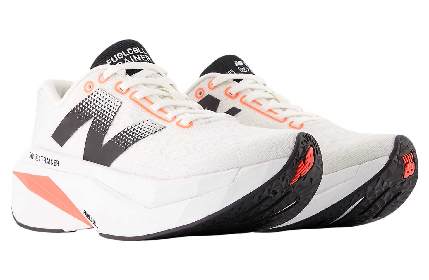 New Balance FuelCell SuperComp Trainer v3 Unisex M11.5 W13 Urgent Red Sea Salt New Balance Fuelcell Supercomp Trainer v3 WMNS Sea Salt  main image 3