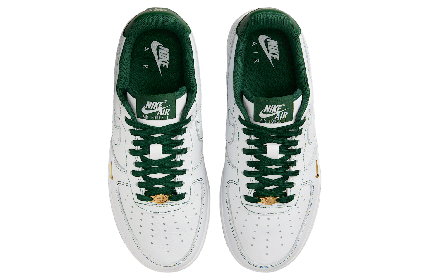 Nike Air Force 1 07 Mini Jewel WMNS White / Metallic Gold - Jun 