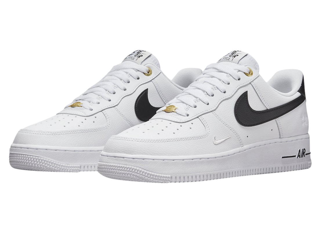 Nike Air Force 1 Low 40th Anniversary White Black - Oct 2022 
