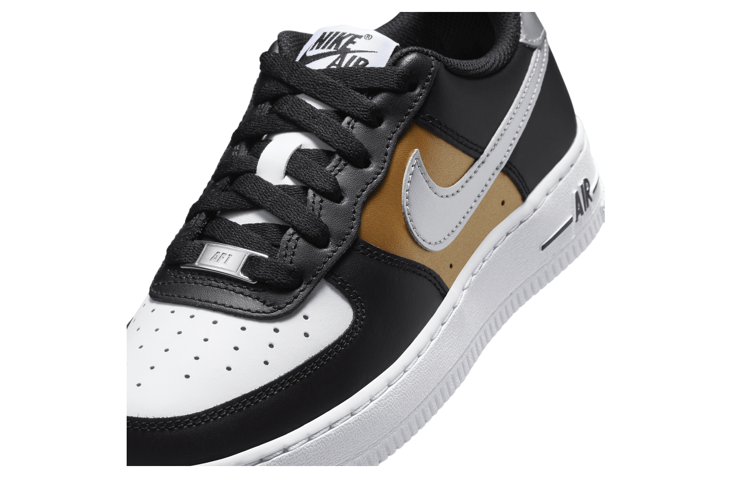 Nike Air Force 1 Low Black / White / Metallic Gold - Nov 2024 