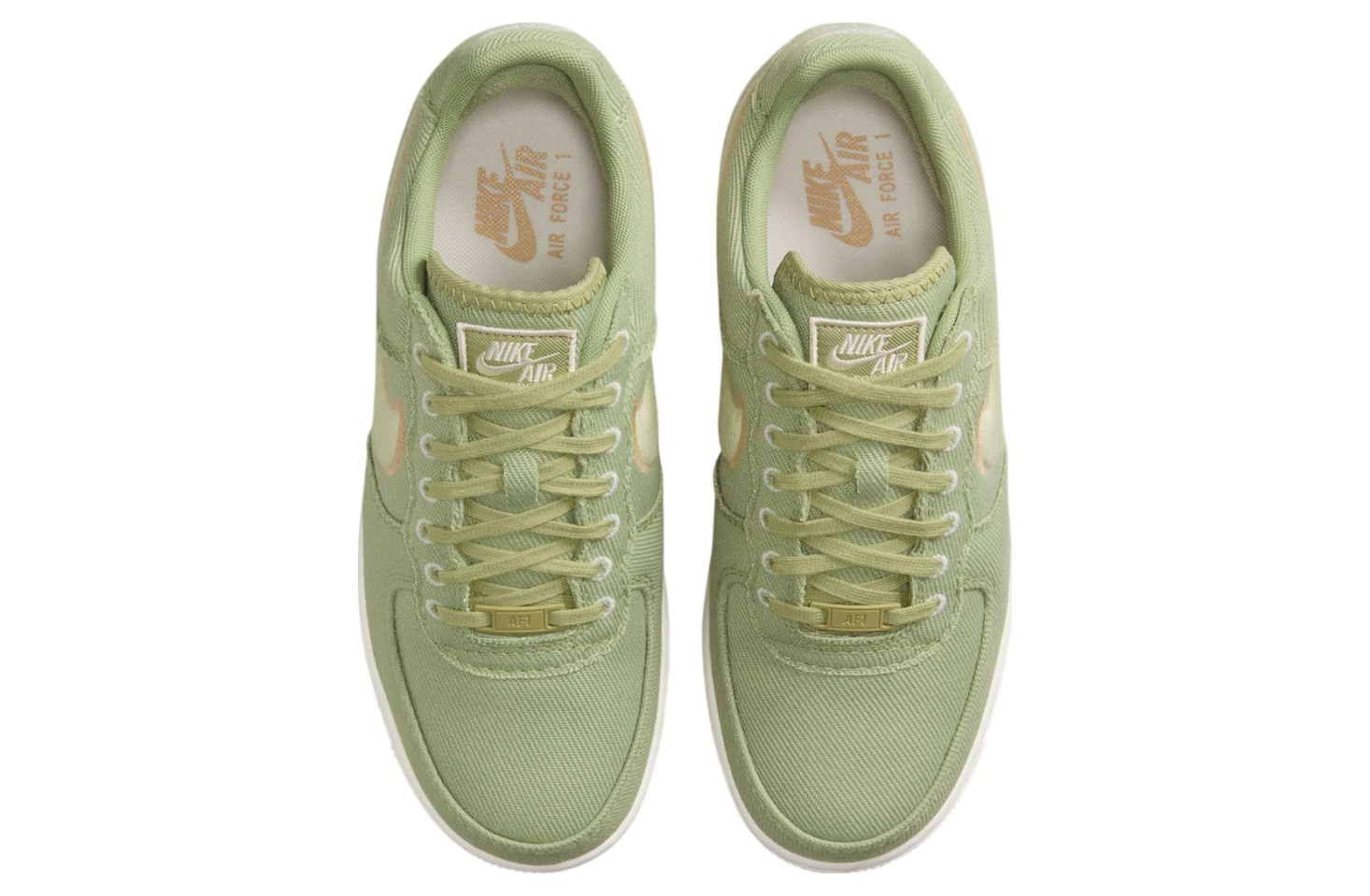 Nike Air Force 1 Low Canvas Dusty Olive / Hemp - Jul 2025 - HV1204 