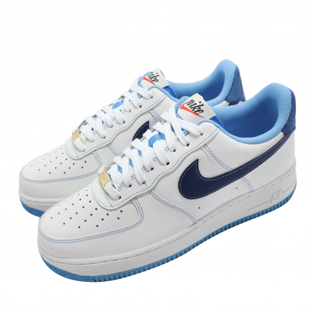 Nike Air Force 1 Low First Use White Deep Royal Blue - Aug  display picture 1