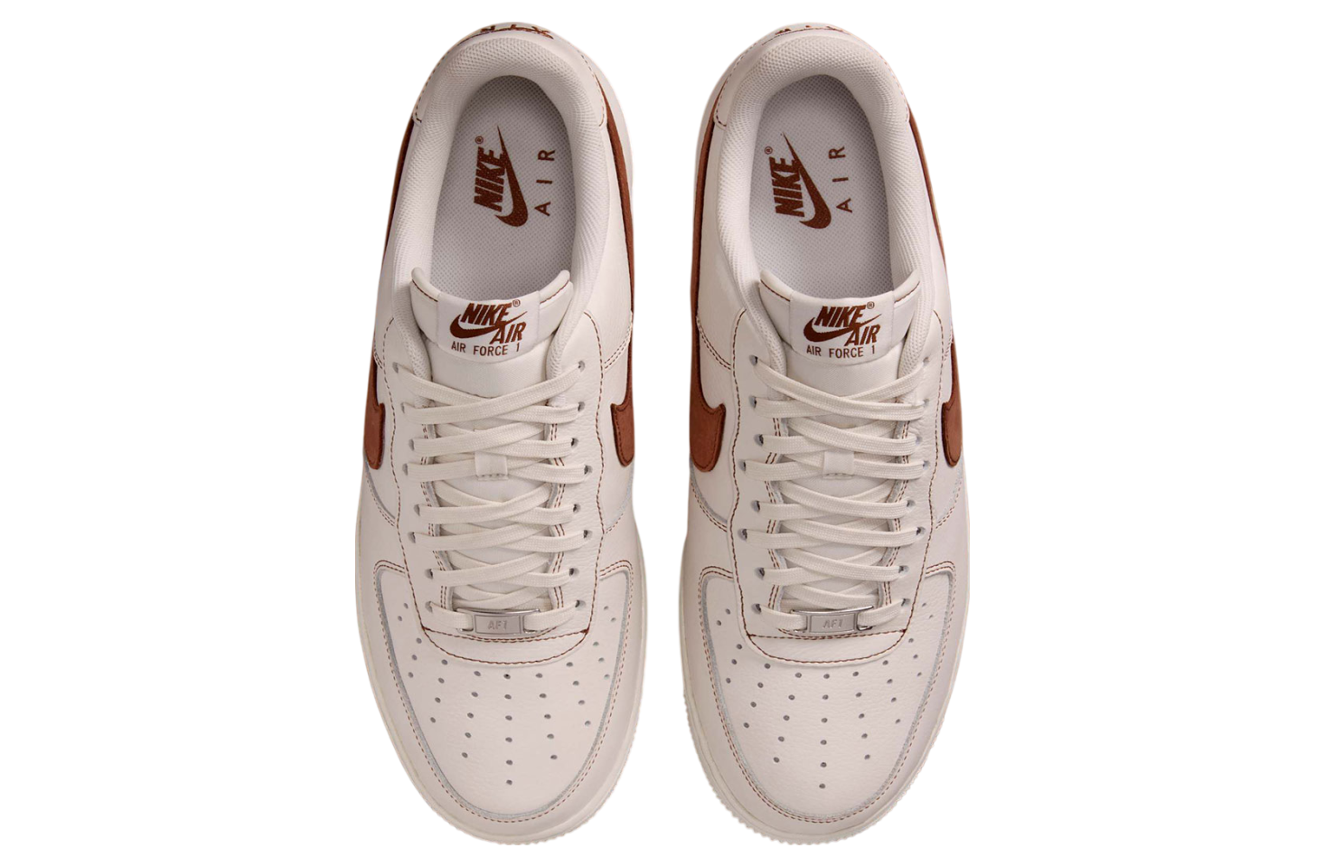 Nike Air Force 1 Low Ivory / Saddle Brown