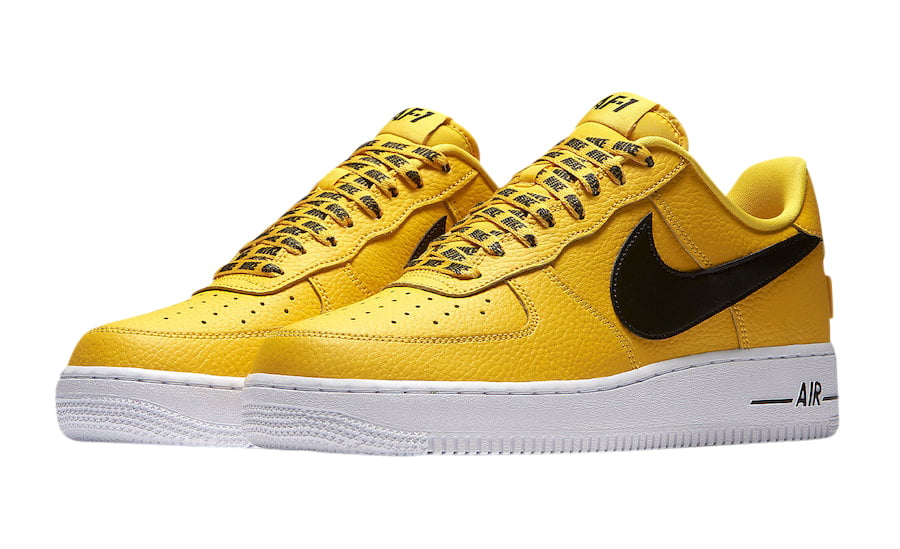 Nike Men\'s Air Force 1 Low NBA Amarillo Statement Game Shoe Size 8.5 #627 Size 8.5 - Nike Air Force 1 NBA 2017 - 823511-701 | eBay main image 2