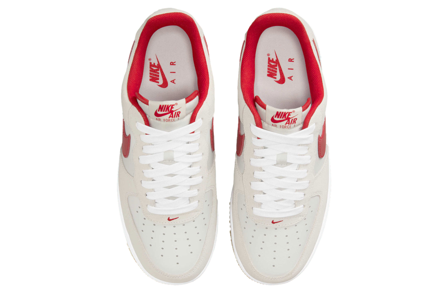 Nike Air Force 1 Low Summit White / Varsity Red | Kixify