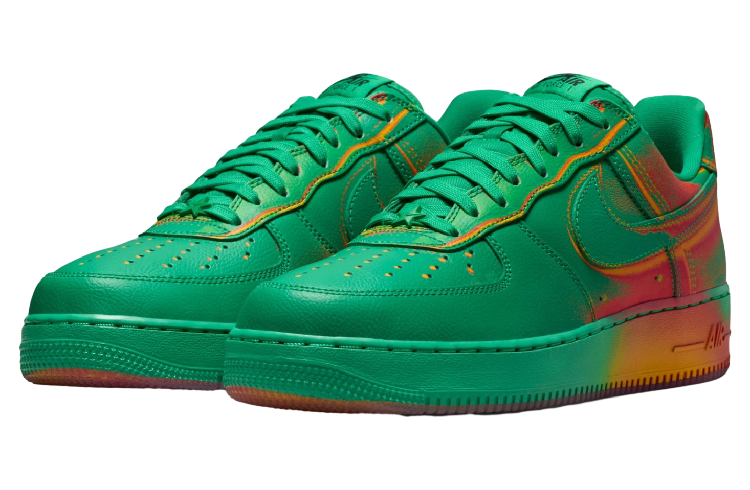 Nike Air Force 1 Stadium Green / Laser Orange - Feb 2026 - IB6834 