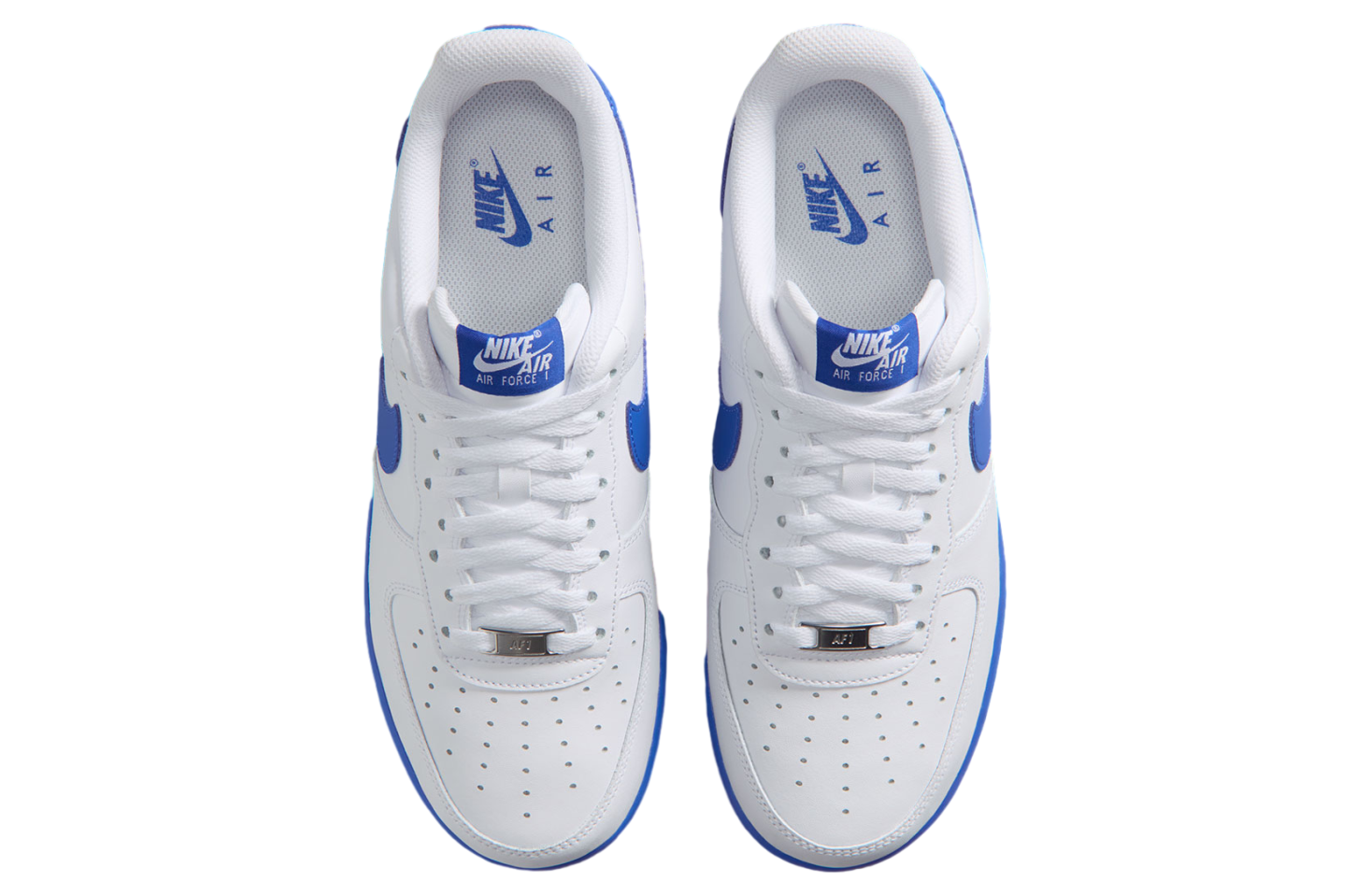 Nike Air Force 1 White / Game Royal