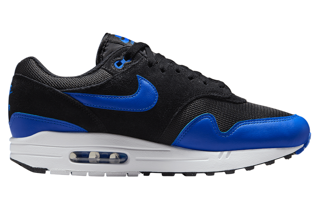 Nike Air Max 1 Black / Hyper Royal