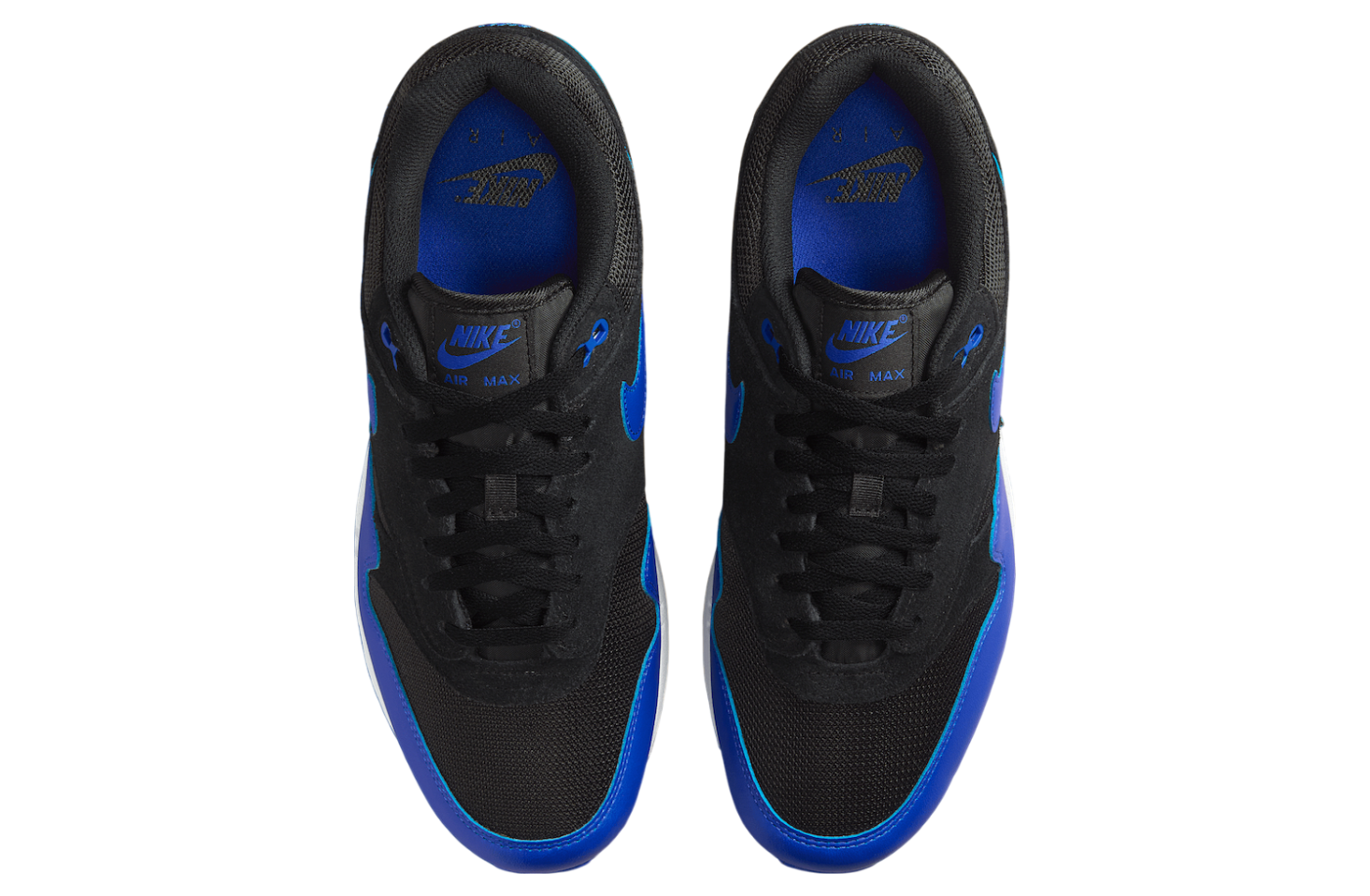 Nike Air Max 1 Black / Hyper Royal