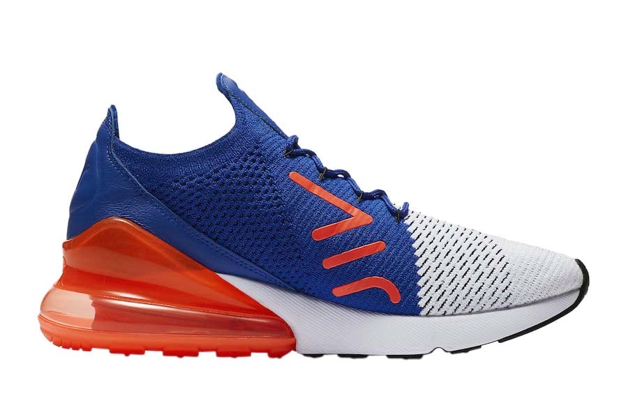 Nike Air Max 270 Flyknit Racer Blue Total Crimson