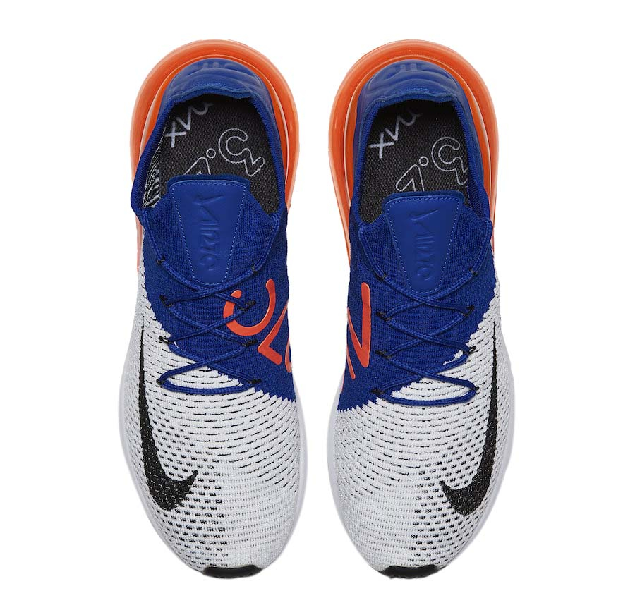 Nike Air Max 270 Flyknit Racer Blue Total Crimson