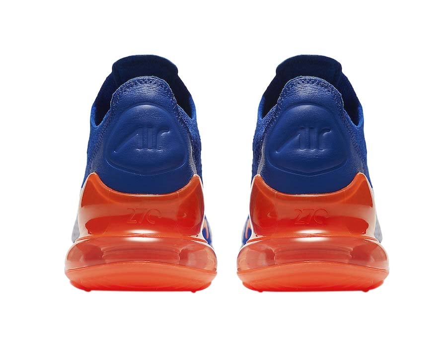 Nike Air Max 270 Flyknit Racer Blue Total Crimson