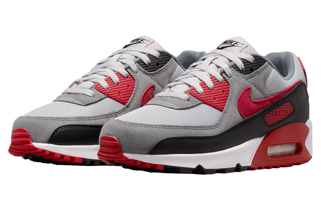 Nike Air Max 90 Grey / Tough Red