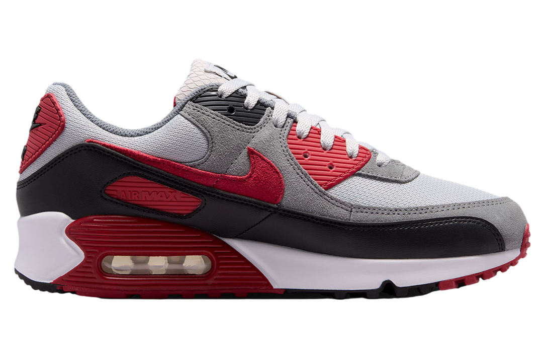 Nike Air Max 90 Grey / Tough Red