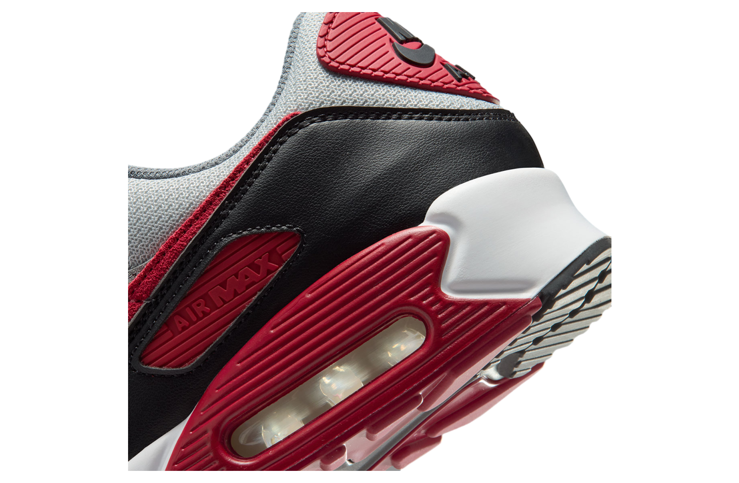 Nike Air Max 90 Grey / Tough Red