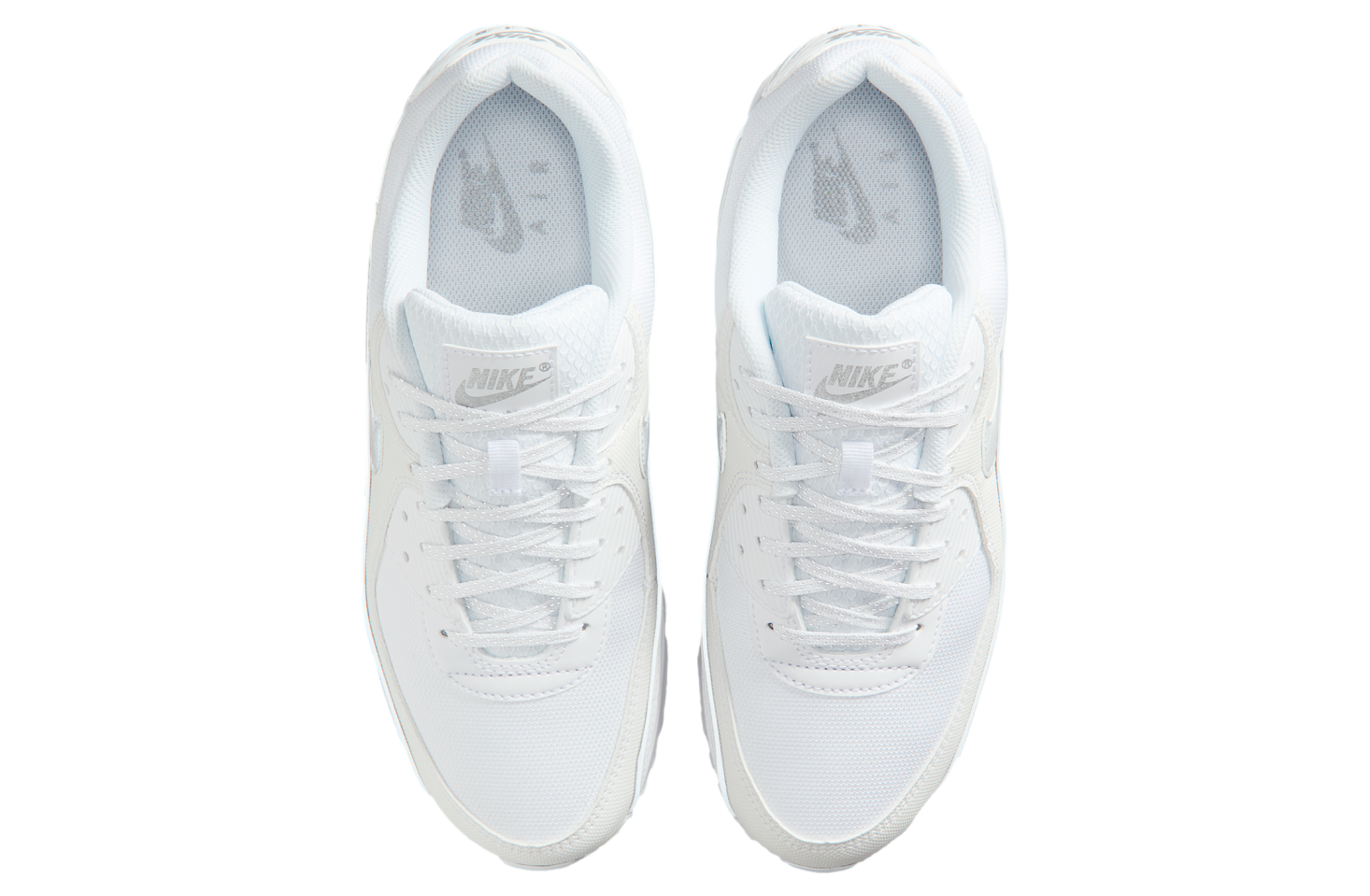 Nike Air Max 90 Premium White / Metallic Silver