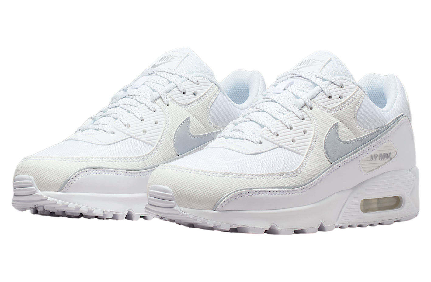 Nike Air Max 90 Premium White / Metallic Silver