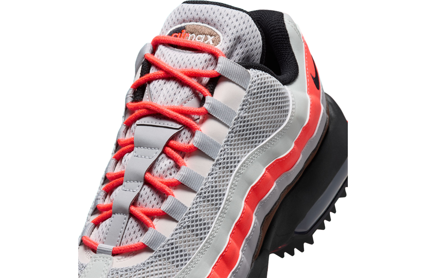 Nike Air Max 95 Golf Light Silver / Black / Bright Crimson