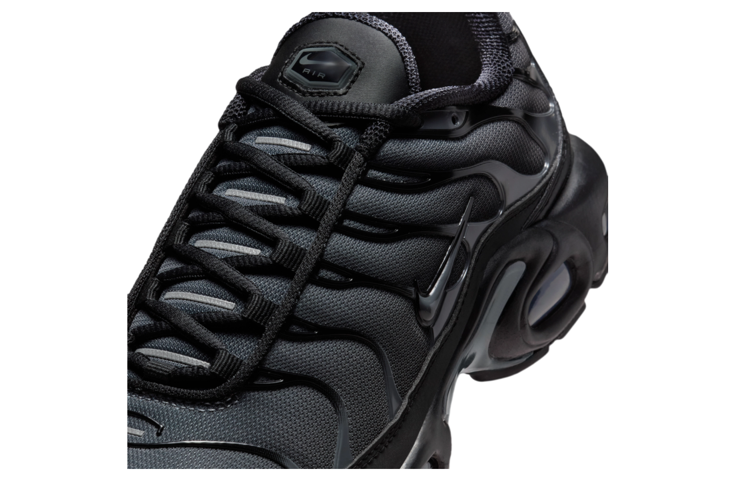 Nike Air Max Plus Black / Metallic Silver / Dark Grey - Dec 2025 