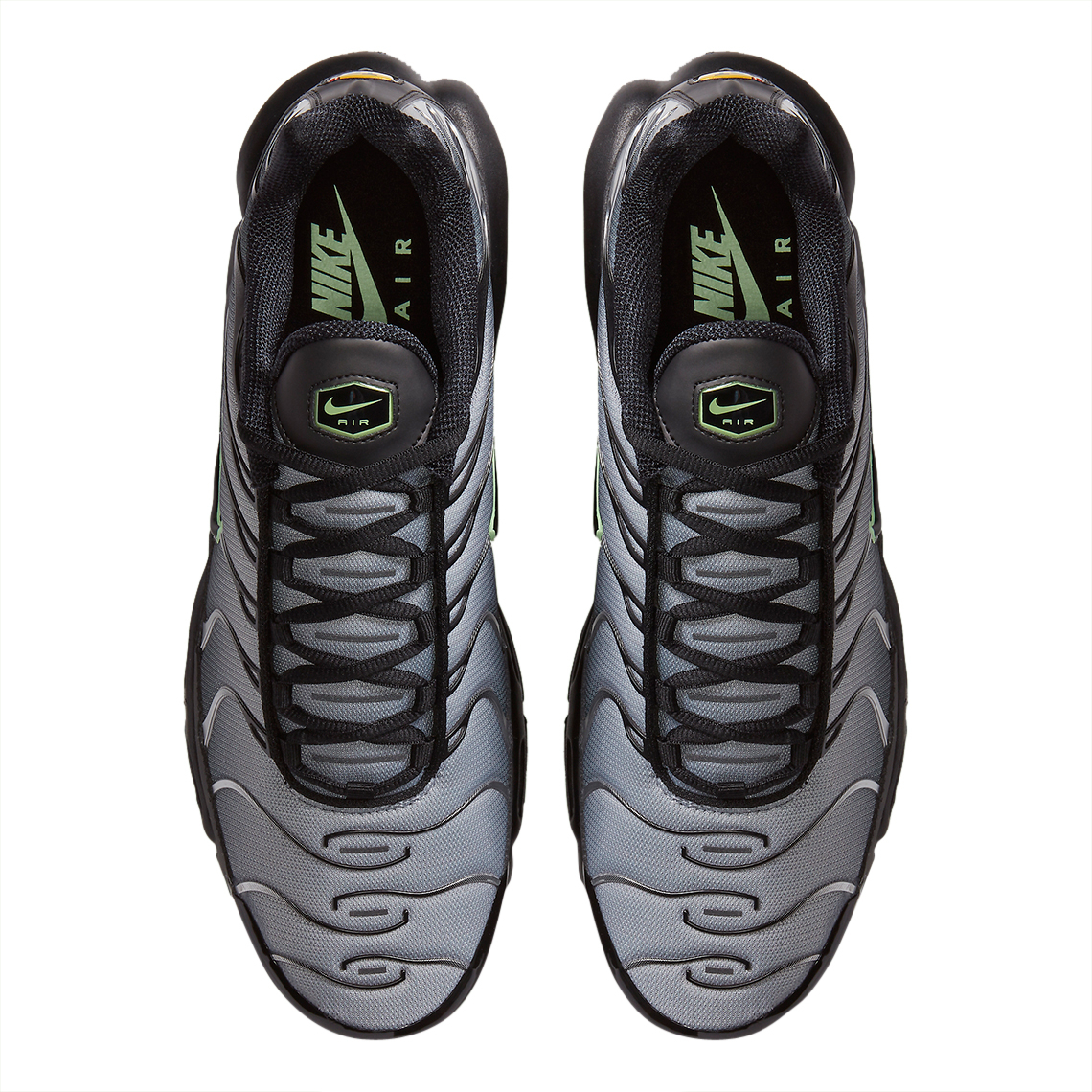 Nike Air Max Plus Black Particle Grey Vapour Green