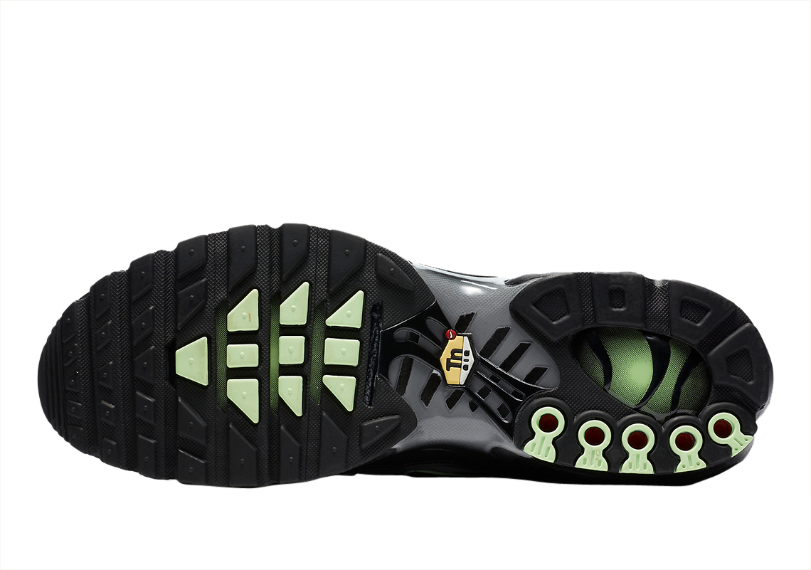 Nike Air Max Plus Black Particle Grey Vapour Green