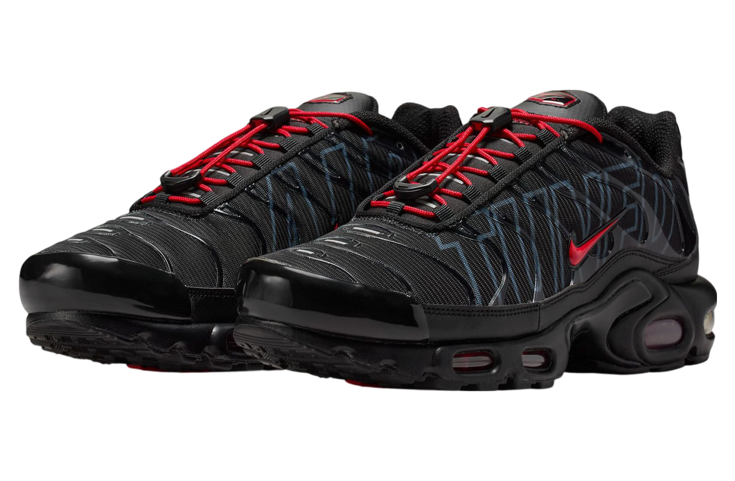 Nike Air Max Plus Tuned Black / Red | Kixify