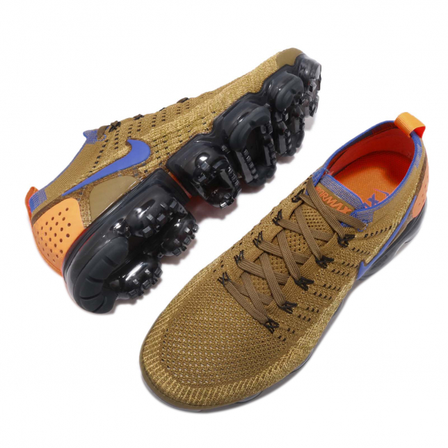 Nike Air Vapormax 2 Golden Beige Racer Blue