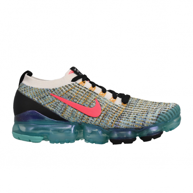 Nike Air Vapormax Flyknit 3 White Flash Crimson Hyper Turquoise
